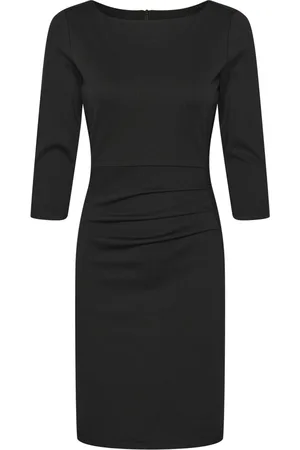 Kaffe Dames, Jurken, Zwart, Maat: L Viscose
