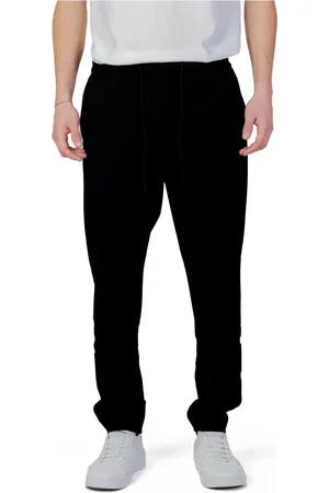 HUGO BOSS Heren, Broeken, Zwart, Maat: S Viscose