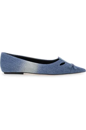 Marc Jacobs Dames, Schoenen, Blauw, Maat: 36 EU Katoen