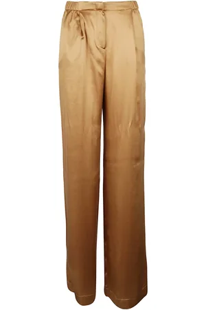 Alberta Ferretti Dames, Broeken, Bruin, Maat: L