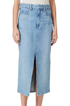 Paige Dames, Rokken, Blauw, Maat: W24 Denim