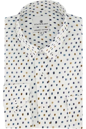State of art Heren, Overhemden, Veelkleurig, Maat: 3XL Katoen
