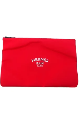 Hermès Dames, Pre-owned, Rood, Maat: ONE Size Katoen