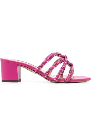 Aquazzura Dames, Schoenen, Roze, Maat: 36 1/2 EU Leer