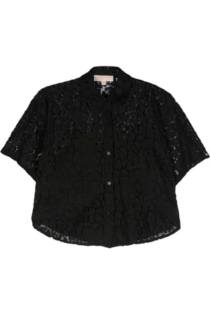 Michael Kors Dames, Blouses & Shirts, Zwart, Maat: XL
