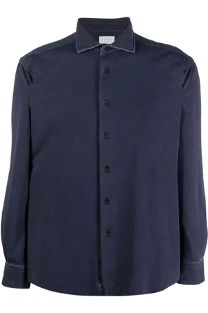 Xacus Heren, Overhemden, Blauw, Maat: L Polyamide