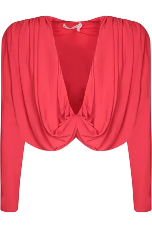 ALICE+OLIVIA Dames, Blouses & Shirts, Rood, Maat: XS Poliester