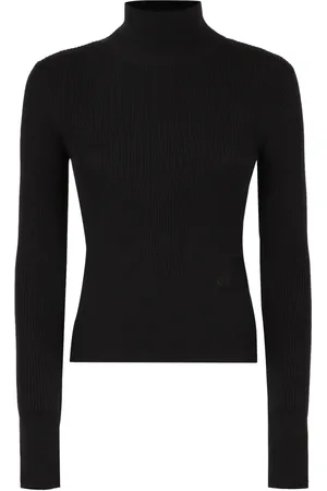 Patou Dames, Truien, Zwart, Maat: L Wol