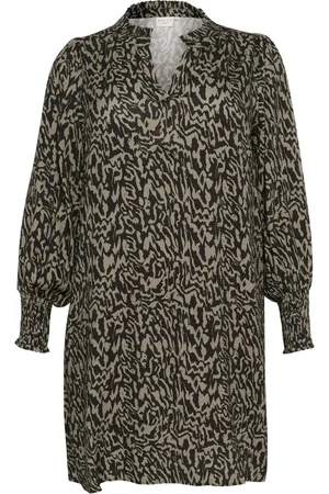 Kaffe Dames, Jurken, Zwart, Maat: 3XL