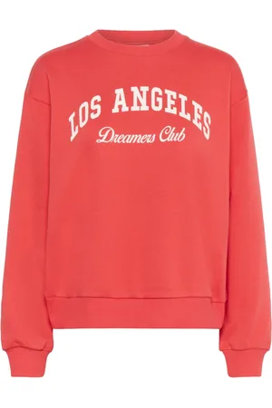 Kaffe Dames, Sweatshirts & Hoodies, Rood, Maat: 2XL Katoen