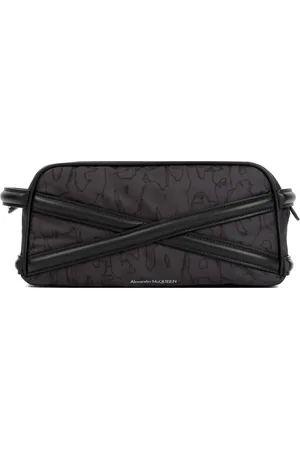 Alexander McQueen Heren, Tassen, Zwart, Maat: ONE Size Poliester
