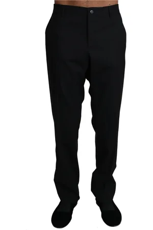 Dolce & Gabbana Heren, Broeken, Zwart, Maat: 2XL Wol