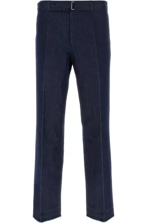 Lanvin Heren, Broeken, Blauw, Maat: W30 Denim