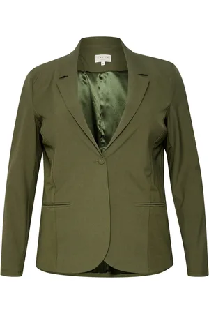 Kaffe Dames, Jassen, Groen, Maat: 4XL