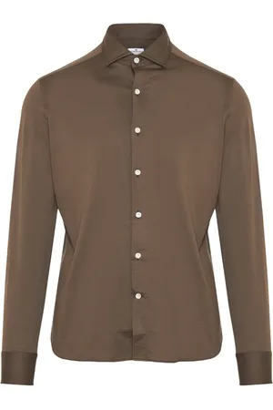 SONRISA Heren, Overhemden, Bruin, Maat: XL Katoen