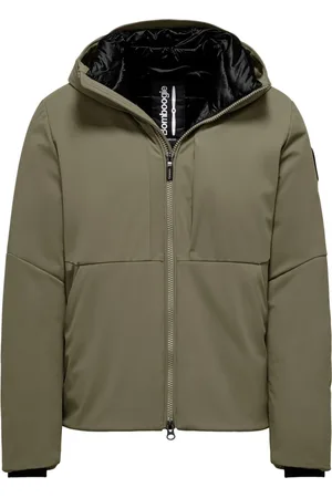 Bomboogie Heren, Jassen, Groen, Maat: L Nylon