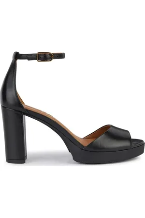Geox Dames, Schoenen, Zwart, Maat: 38 EU Leer