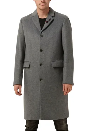 Scotch&Soda Heren, Mantels, Grijs, Maat: S Wol