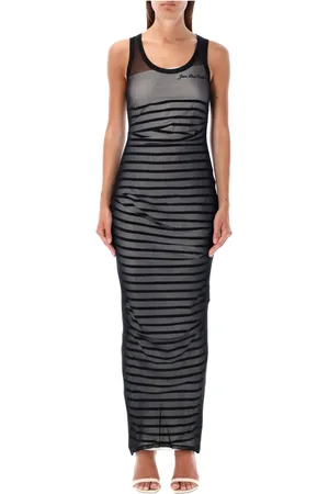 Jean Paul Gaultier Dames, Jurken, Zwart, Maat: M Viscose