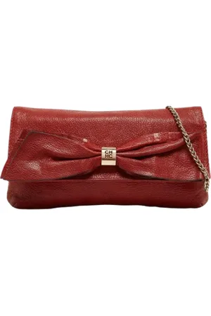 Carolina Herrera Dames, Pre-owned, Rood, Maat: ONE Size Leer