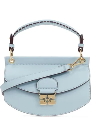 Ganni Dames, Tassen, Blauw, Maat: ONE Size Poliester
