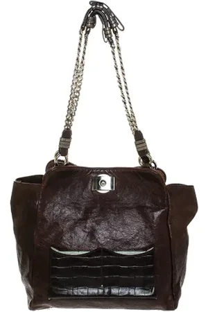 Chloé Dames, Pre-owned, Bruin, Maat: ONE Size Leer