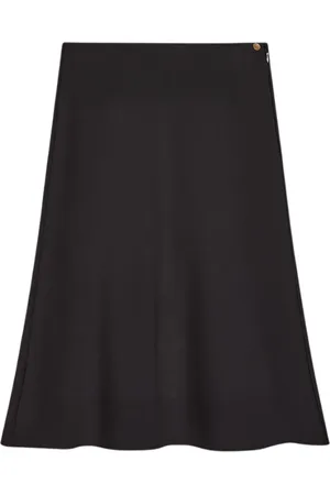 BUSNEL Dames, Rokken, Zwart, Maat: S Viscose