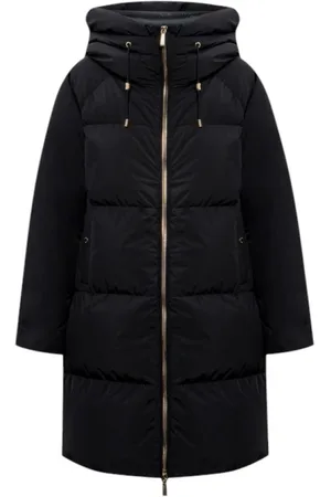 MOORER Dames, Mantels, Zwart, Maat: XS