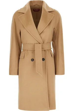 Max Mara Dames, Mantels, Bruin, Maat: XS Wol