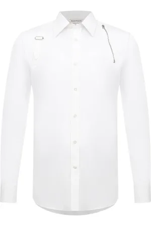 Alexander McQueen Heren, Overhemden, Wit, Maat: XL Katoen