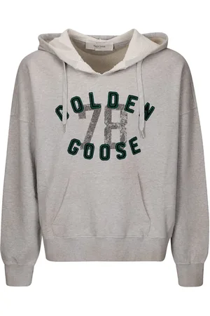 Golden Goose Heren, Sweatshirts & Hoodies, Grijs, Maat: S Katoen
