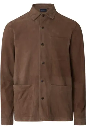 Lexington Heren, Overhemden, Bruin, Maat: XL