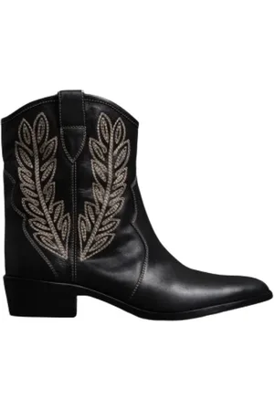 Twin-Set Dames, Schoenen, Zwart, Maat: 38 EU Leer