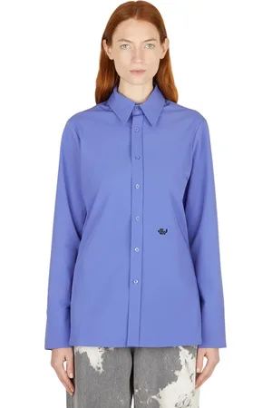 Eytys Dames, Blouses & Shirts, Blauw, Maat: S