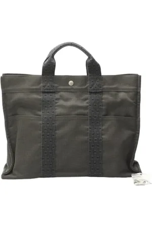 Hermès Dames, Pre-owned, Grijs, Maat: ONE Size Katoen