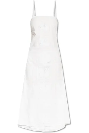 Tory Burch Dames, Jurken, Wit, Maat: 2XS Katoen