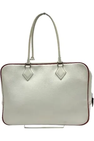 Hermès Dames, Pre-owned, Wit, Maat: ONE Size Leer