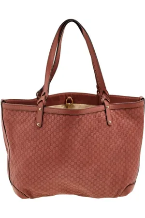 Gucci Dames, Pre-owned, Oranje, Maat: ONE Size Leer