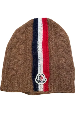 Moncler Heren, Accessoires, Bruin, Maat: ONE Size Wol