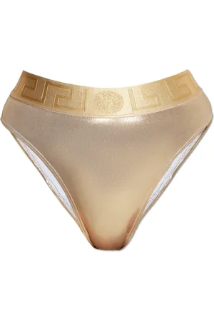 VERSACE Dames, Badkleding, Geel, Maat: S Poliester