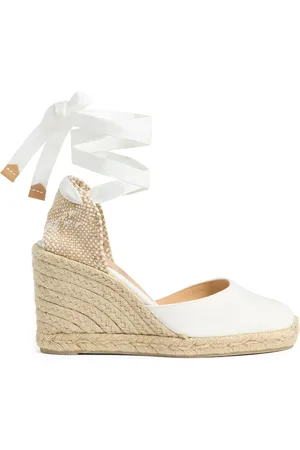 Castaner Dames, Schoenen, Wit, Maat: 36 EU Zijde