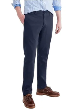 Dockers Heren, Broeken, Blauw, Maat: W33 L32 Katoen