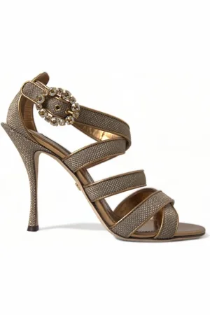 Dolce & Gabbana Dames, Schoenen, Bruin, Maat: 40 EU