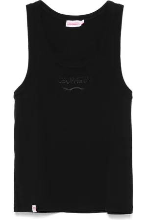 Charles Jeffrey Loverboy Heren, Tops, Zwart, Maat: L