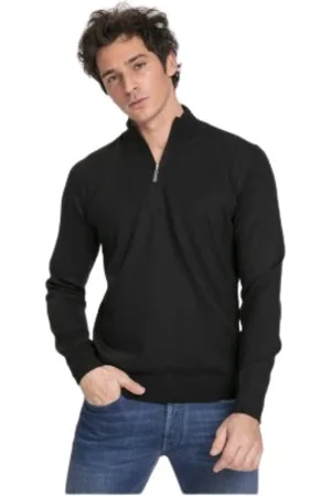 Gran Sasso Heren, Sweatshirts & Hoodies, Zwart, Maat: 5XL Wol