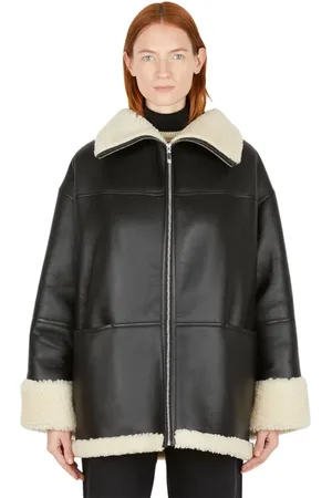 Totême Dames, Jassen, Zwart, Maat: XS Leer