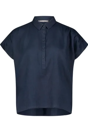 Betty & Co Dames, Blouses & Shirts, Blauw, Maat: M