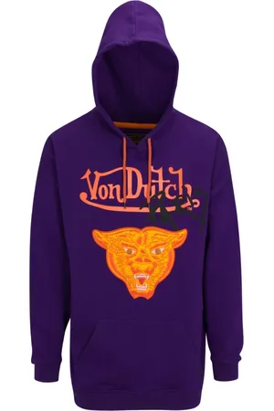 Von Dutch Heren, Sweatshirts & Hoodies, Paars, Maat: XL