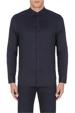 Armani Exchange Heren, Overhemden, Blauw, Maat: 2XL