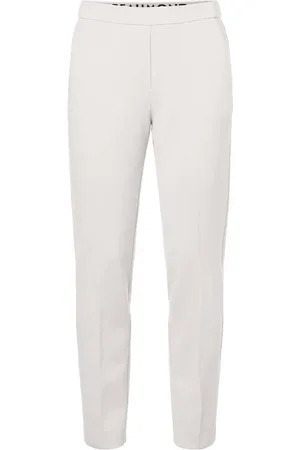 beaumont Dames, Broeken, Wit, Maat: XL Viscose